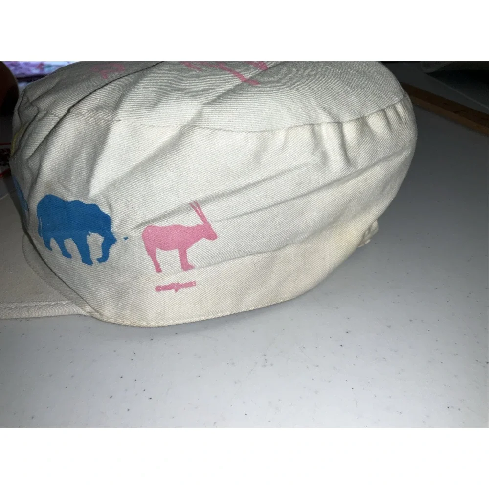 Vintage Brookfield Zoo Chicago Souvenir‎ Hat Embroidered Patch Lot Of 2 Illinois